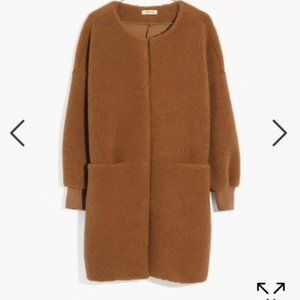Madewell Bonded Sherpa Cacoon Coat